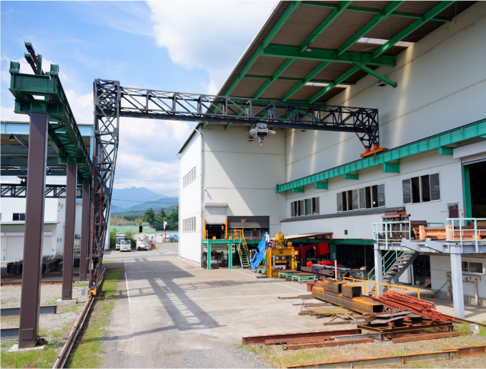 材料ストックヤード